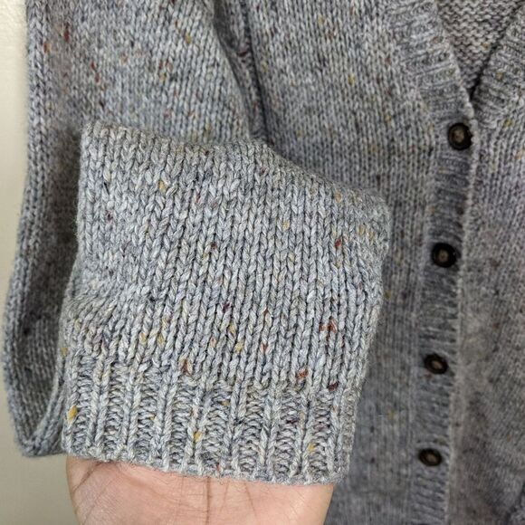 Vintage Jenny Buchanan Cardigan Sweater Grandpa Button Front Knit Medium - Picture 4 of 8